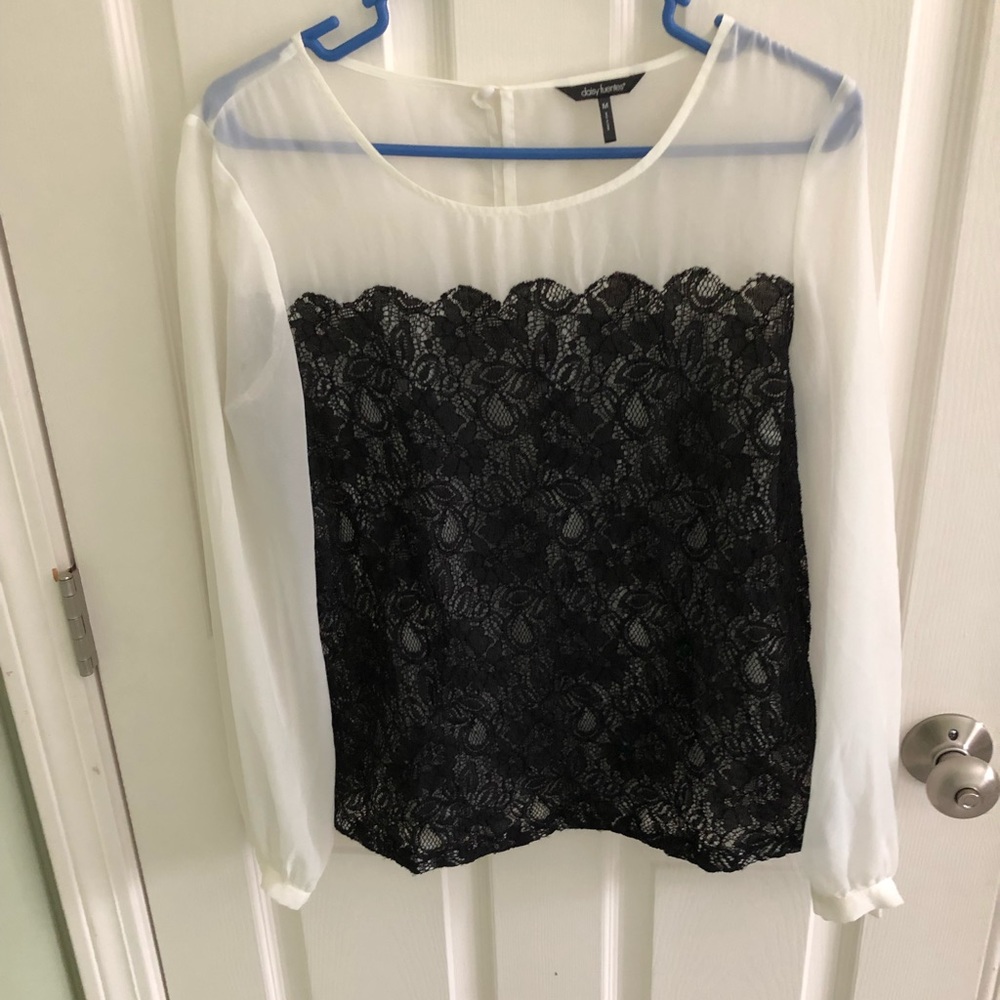Beautiful black lace top